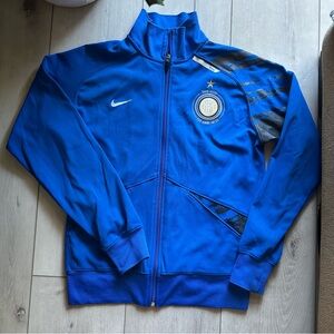 Nike Inter Milan 100 Year Anniversary Blue Track Jacket Size Medium